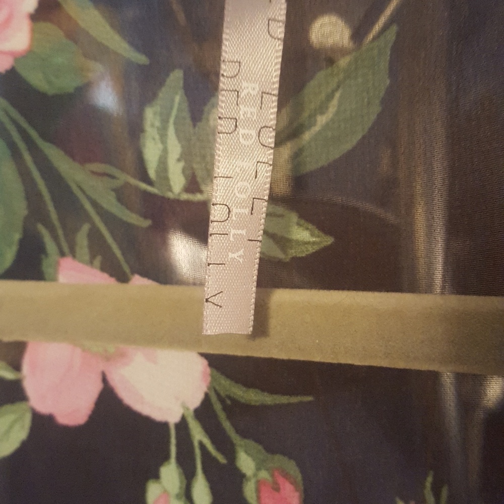 Black floral kimono NWOT - Picture 4 of 4